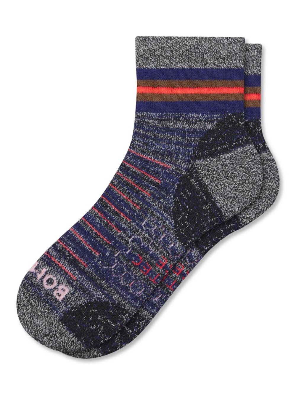 BOMBAS 2 Pairs Women's Cotton Blend Hiking Quarter Socks MEDIUM NWT - Picture 5 of 8